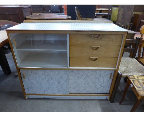 A vintage Kandya kitchen cabinet 