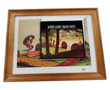 JOHN LUKE PRINT 'THE FOX', JOHN LUKE 1994 CALENDAR AND JOHN LUKE BOOK BY JOHN HEWITT