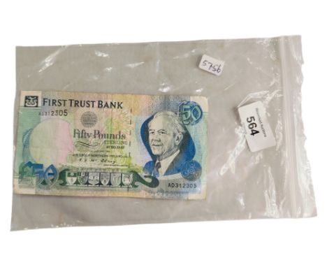 FIRST TRUST BANK £50 NOTE 
