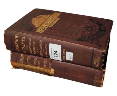 BOOK - THE BILL PARKER COLLECTION - WORKSHOP RECEIPTS FOR MANUFACTURERS, MECHANICS AND SCIENTIFIC AMATEURS/ BY ROBERT HALDANE