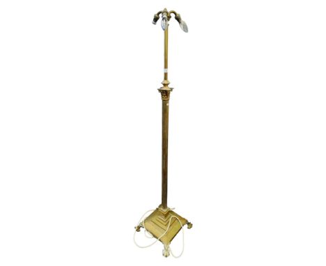 BRASS STANDARD LAMP 