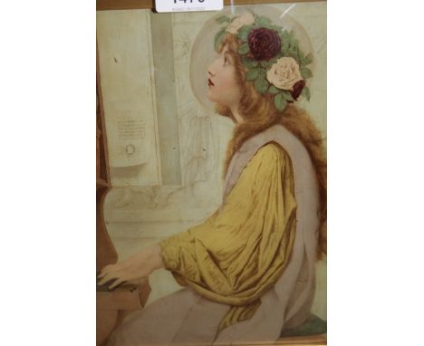 Framed cristoleum portrait of a ladyIn good condition 
