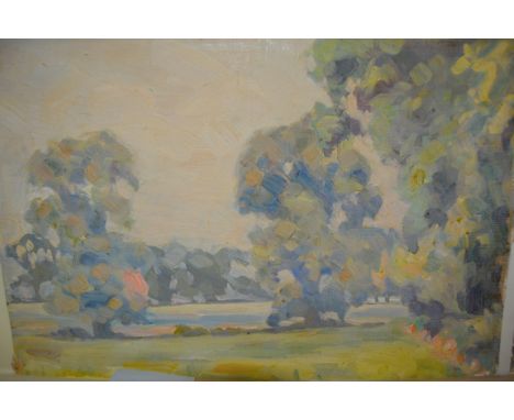 Adrian Cornwall Clyne, a quantity of unframed oils, ink drawings and a watercolour, portrait, landscape and other scenes, maj
