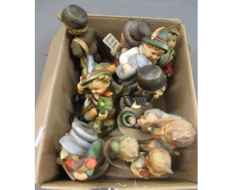 Group of ten various Hummel figures of children ( at fault ) 