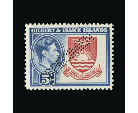 Bradbury Wilkinson Collection : (SG 43/54s) GILBERT &amp; ELLICE IS: 1939 KGVI set perf. 'SPECIMEN', fine mint, note this set