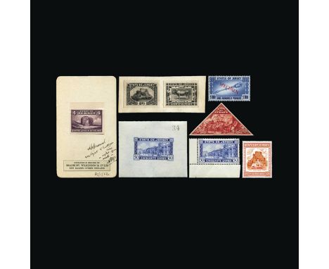 Bradbury Wilkinson Collection : JERSEY: REVENUE STAMPS 1900-82 an astonishing and intact exhibition worthy collection, expert
