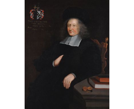 Flemish School (17th century)   Portrait of a judge, three-quarter-length, seated   Oil on canvas   Inscribed and dated 1671 