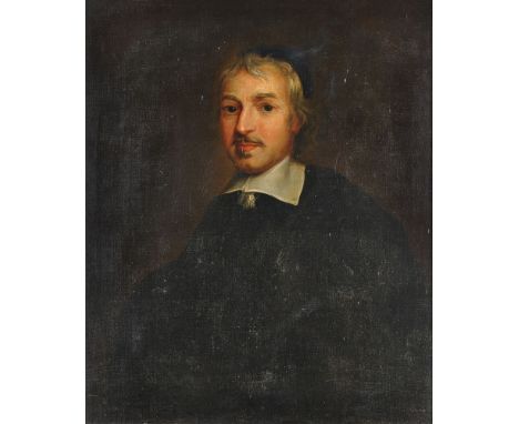 English School (late 17th century)   Portrait of a cleric, half-length   Oil on canvas, feigned oval   75 x 62cm (29½ x 24¼ i