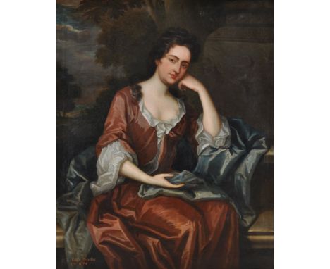 Circle of Maria Verelst (British 1680-1744)   Portrait of Lady Smythe, three-quarter-length   Oil on canvas   With identifyin