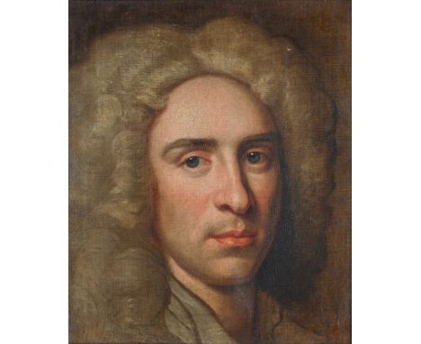 Attributed to John Vanderbank (British 1694-1739)   Portrait of a gentleman, said to be Mr Clapham of Braithwaite Hall, Yorks