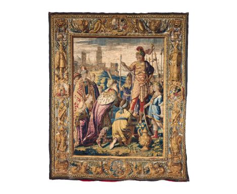 A Flemish historical tapestry, probably Brussels, after Karel van Mander II, second quarter 17th century, The Triumph of Mark