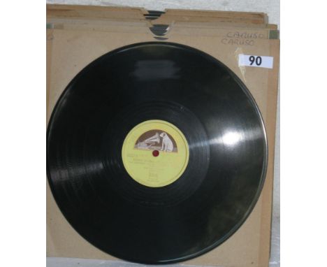Caruso: HMV DL 100 Coat Song; G & T VM 520063-4, 52191; and 23 later records; Giorgini: HMV R 5207, 5187, ten other HMV/Victo