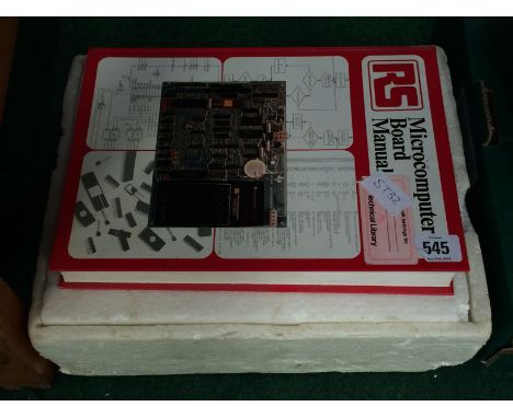 A micro computer board manual and computer.