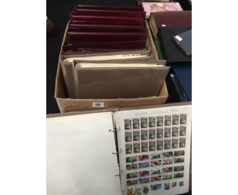 Six stamp albums containing a large quantity of First Day Covers together with three stamp albums and contents.