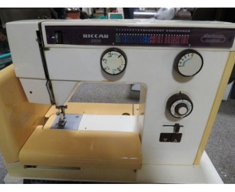 A vintage Riccar electronic control 9900 sewing machine