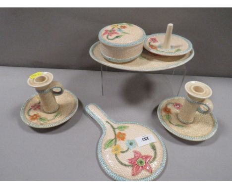 A Sylvac dressing table set