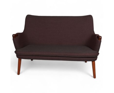 HANS WEGNER, a mid-century design sofa by Carl Hansen & Son, model CH72, originally designed in 1952, current production ca £