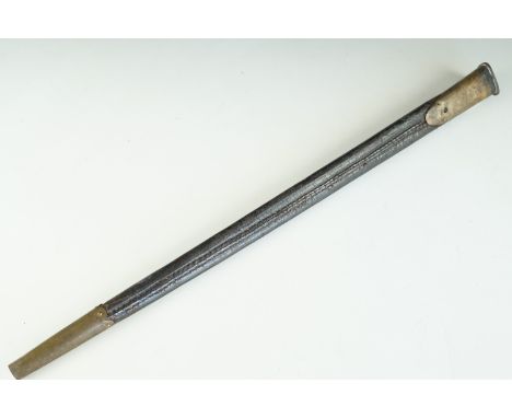 A Victorian Martini Henry socket bayonet scabbard