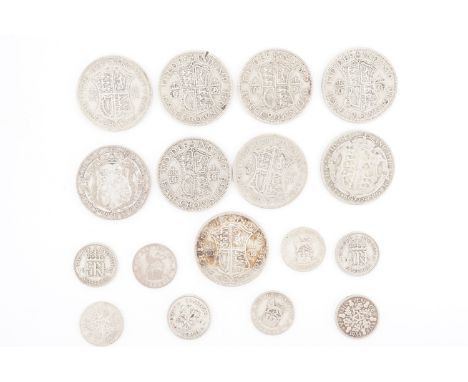 Pre 1947 GB silver coins, 146 g