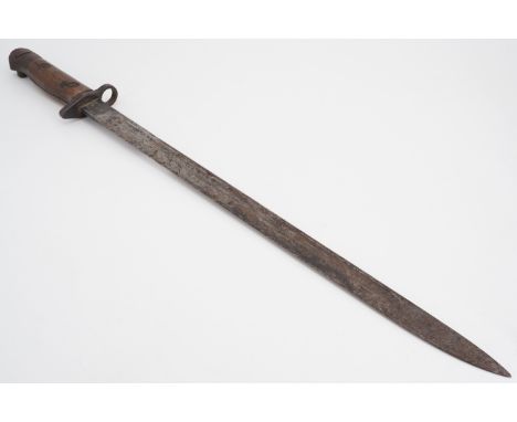 A pattern 1907 bayonet lacking scabbard