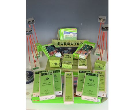A large quantity of vintage Subbuteo football games including a "Continental Club Edition" set