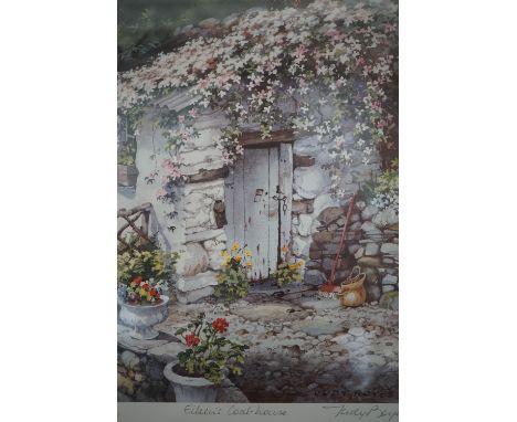 After Judy Boyes (b.1943) Four pencil signed limited edition offset lithographic prints, including "Eileen's Coal House", "Ol