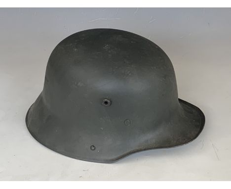 A quality reproduction Great War German steel helmet