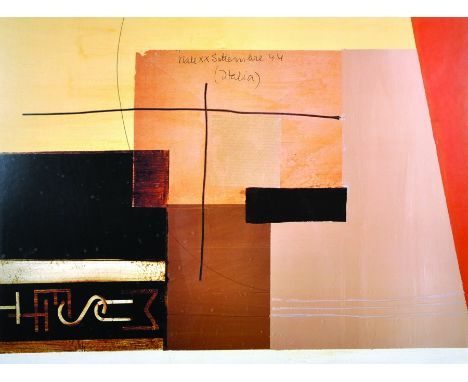 20th Century Italian School. "Viale XX Sottembre 44 (Italia)', Print, 18" x 23.5", and six others by the same hand, seven (7)
