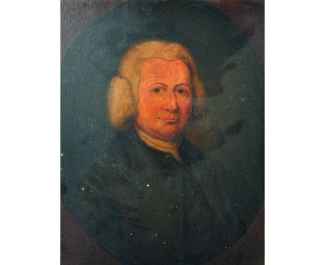 Early 19th Century English School. Portrait of John Parker, Married Catherine Day of Chester, Oil on Panel, Inscribed on a la