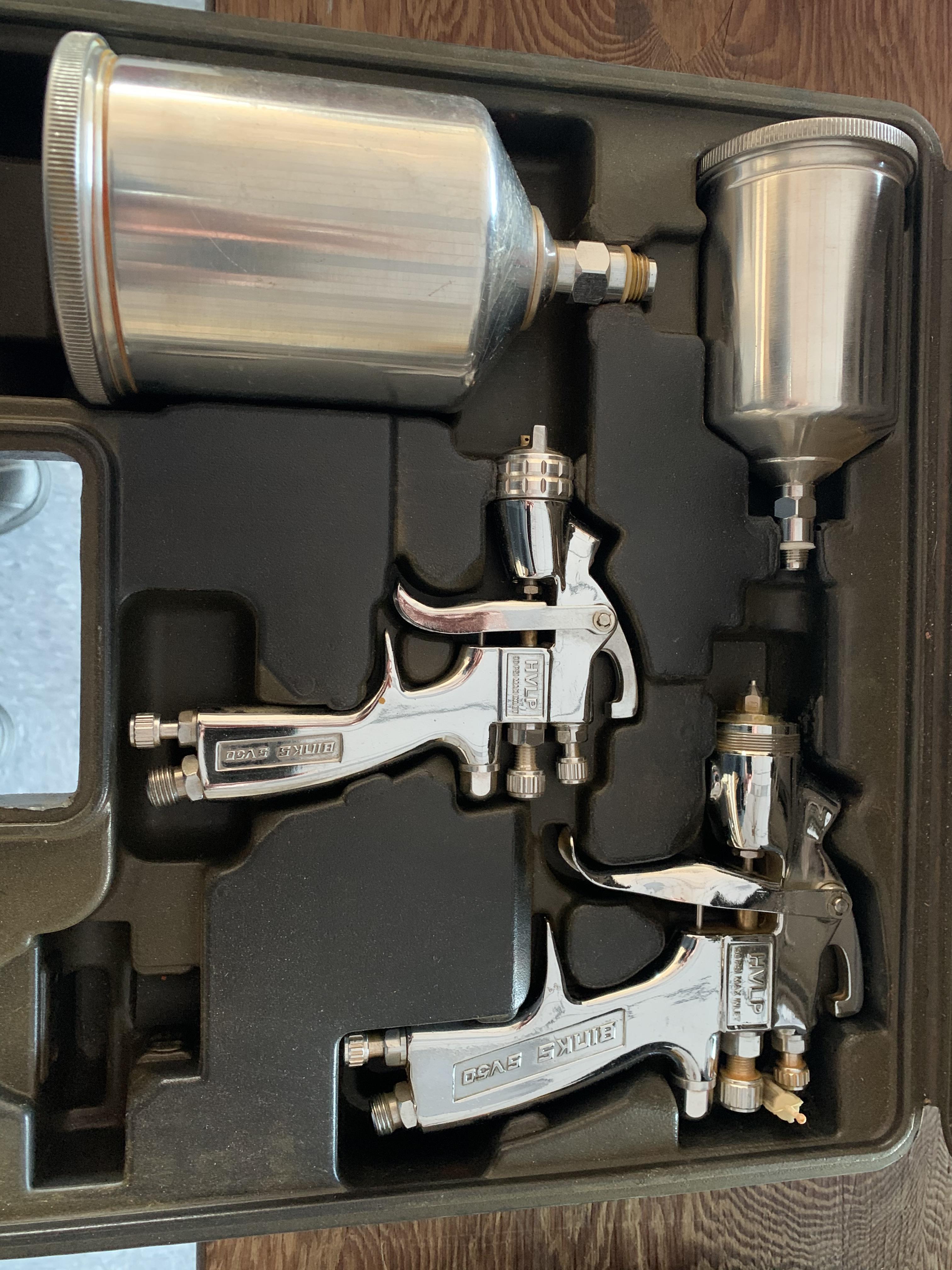 Binks SV50 HVLP Spray Gun Combo Set