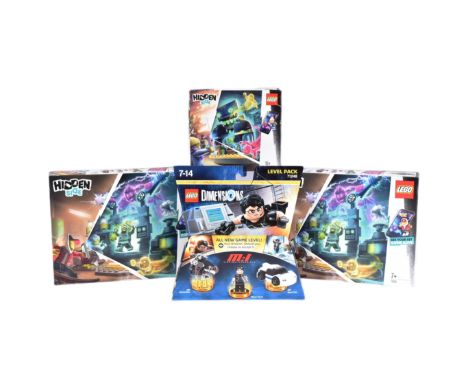 Lego - x4 factory sealed Lego Hidden Side sets comprising; 70418&nbsp;J.B.'s Ghost Lab (x2), 40336 Newbury Juice Bar and 7124