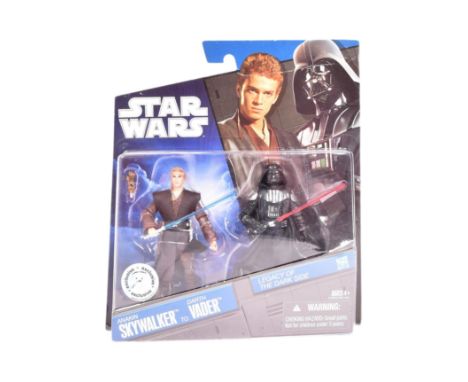 Star Wars - Legacy Of The Dark Side - 2010 Hasbro made Toys R Us Exclusive carded action figure double pack ' Anakin Skywalke