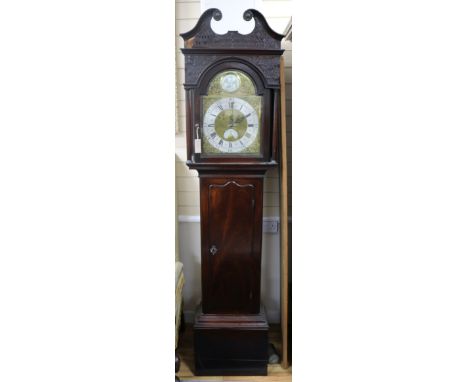 A Samuel Collings early 19th century mahogany cased longcase clock H.118cm