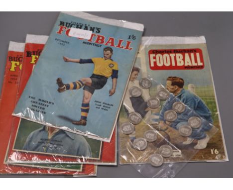 An album of Topical Times Football Portrait Cards including Busby and Matthews and related ephemera