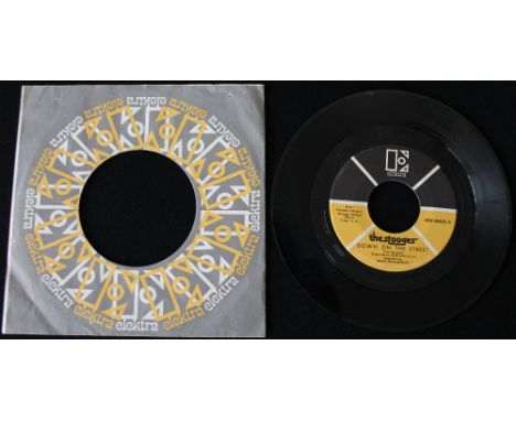 THE STOOGES - DOWN ON THE STREET - A rare original US issue 7" single on Elektra (EKM-45695. The record is in Ex condition wi