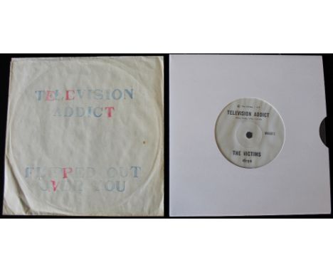 THE VICTIMS - TELEVISION ADDICT - A supremely scarce original Aussie punk killer, issued privately (MX46814). The record is i