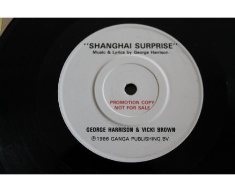 GEORGE HARRISON & VICKI BROWN - SHANGHAI SURPRISE - A great promo copy of the 1986 release, rumoured only to have been limite