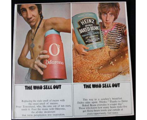 THE WHO - THE WHO SELL OUT - An archive copy of the 1967 release on Track (612 002). The vinyl is in archive condition; a stu