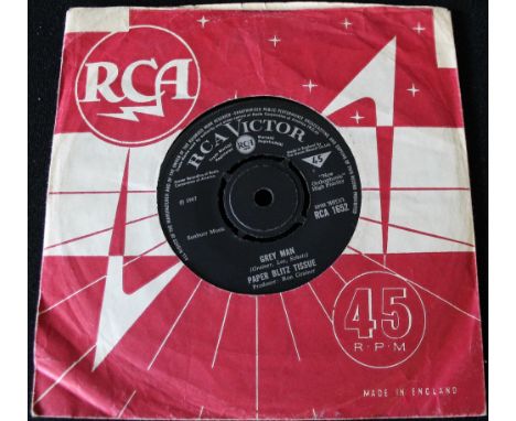 PAPER BLITZ TISSUE - A highly scarce single Boy Meets Girl b/w Grey Man issued on RCA Victor (RCA 1652). The record is in VG+