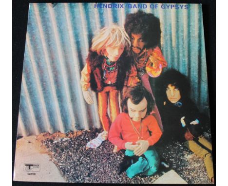 JIMI HENDRIX - BAND OF GYPSYS - An archive condition copy of the controversial "puppet sleeve" 1970 release on Track (2406002