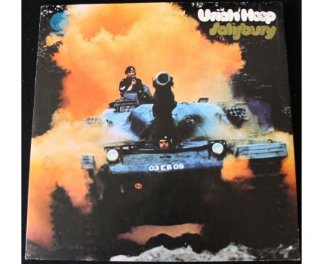 URIAH HEEP - SALISBURY - A great archive 1st UK pressing of the sought after 1971 release on Vertigo swirl label (6360028). T