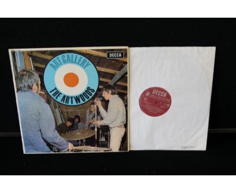 THE ARTWOODS - lovely mono copy of the classic "Art Gallery" album on the unboxed red Decca labels (LK4830).  Vinyl is very c