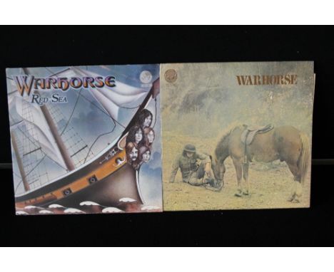 WARHORSE - Fantastic pack of 2 x very rare original UK pressings on Vertigo swirl label. Titles are S/T (6360 015 large swirl