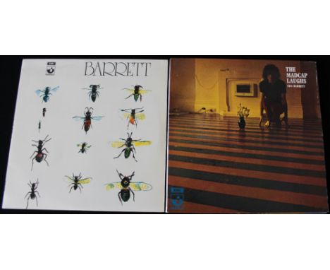 SYD BARRETT - 2 x very rare 1st pressings of the first two solo LP's from Barrett. Titles are Barrett (SHSP 007 no EMI - stro