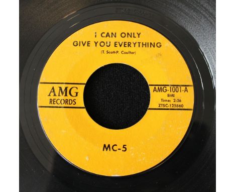 MC5 - I CAN ONLY GIVE YOU EVERYTHING - Perhaps the holy grail for MC5 collectors, this is the original US 7" released on AMG 