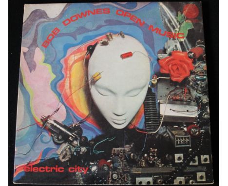 BOB DOWNES OPEN MUSIC - ELECTRIC CITY - A great 1st UK pressing on Vertigo swirl of the 1970 release (6360 005). The record i