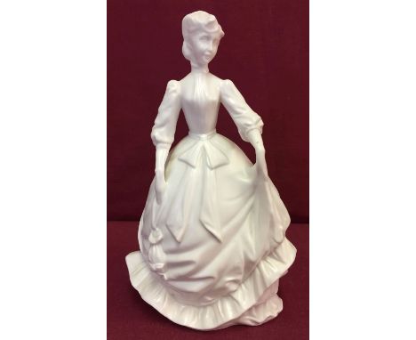 A Royal Worcester figurine entitled "Charity", in blanc de chine finish, dated 1978. Issue limited to 1998, model #HN3995, sc