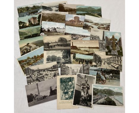 26 assorted vintage Irish topographical postcards.  