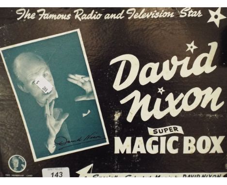 A David Nixon Magic Box Conjuror's Outfit.