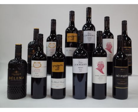 12 BOTTLES AUSTRALIAN RED WINECalabria Family Wines 2 x Belena Sangiovese 2021; Brown Brothers 2 x Limited Release Durif 2020